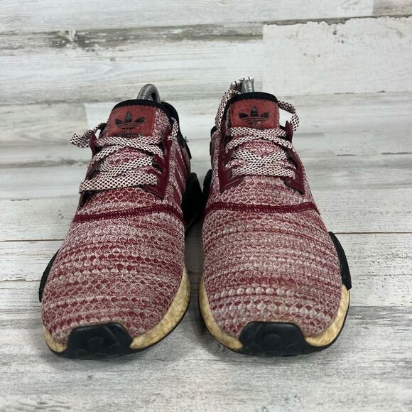 Adidas Women's NMD R1 Running Shoes Burgundy Size 7 - Picture 4 of 8